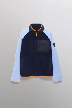 Gertrude Veste en sherpas bicolore Ramzi Night/ice Cheap