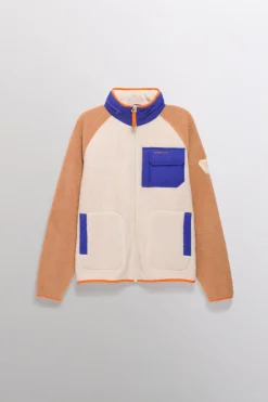 Gertrude Veste en sherpas bicolore Ramzi Beige/camel Hot