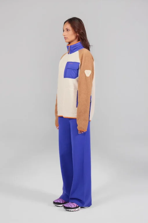 Gertrude Veste en sherpas bicolore Ramzi Beige/camel Hot
