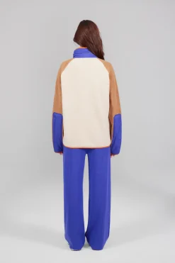 Gertrude Veste en sherpas bicolore Ramzi Beige/camel Hot