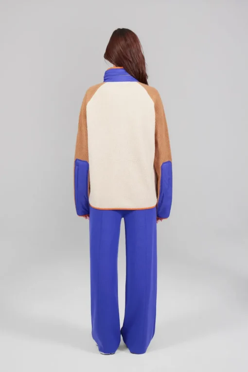 Gertrude Veste en sherpas bicolore Ramzi Beige/camel Hot