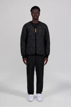 Gertrude Veste sans col matelassée Orso Noir Store