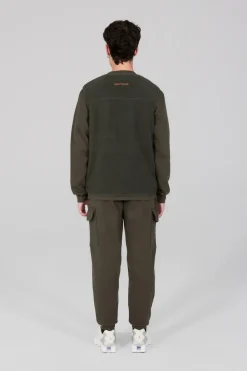 Gertrude Veste sans manche en sherpa unisexe Enzo Kaki Best Sale