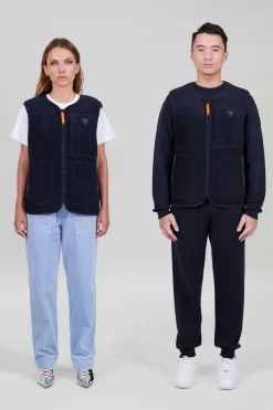 Gertrude Veste sans manche en sherpa unisexe Enzo Night Best