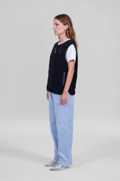 Gertrude Veste sans manche en sherpa unisexe Enzo Night Best