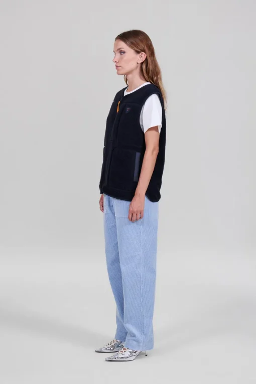 Gertrude Veste sans manche en sherpa unisexe Enzo Night Best