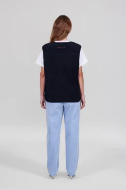 Gertrude Veste sans manche en sherpa unisexe Enzo Night Best
