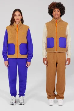 Gertrude Veste sans manches en sherpa réversible Bakary Prusse Cheap