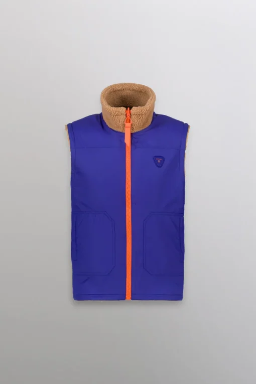 Gertrude Veste sans manches en sherpa réversible Bakary Prusse Cheap