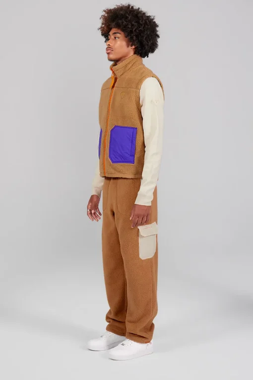 Gertrude Veste sans manches en sherpa réversible Bakary Prusse Cheap